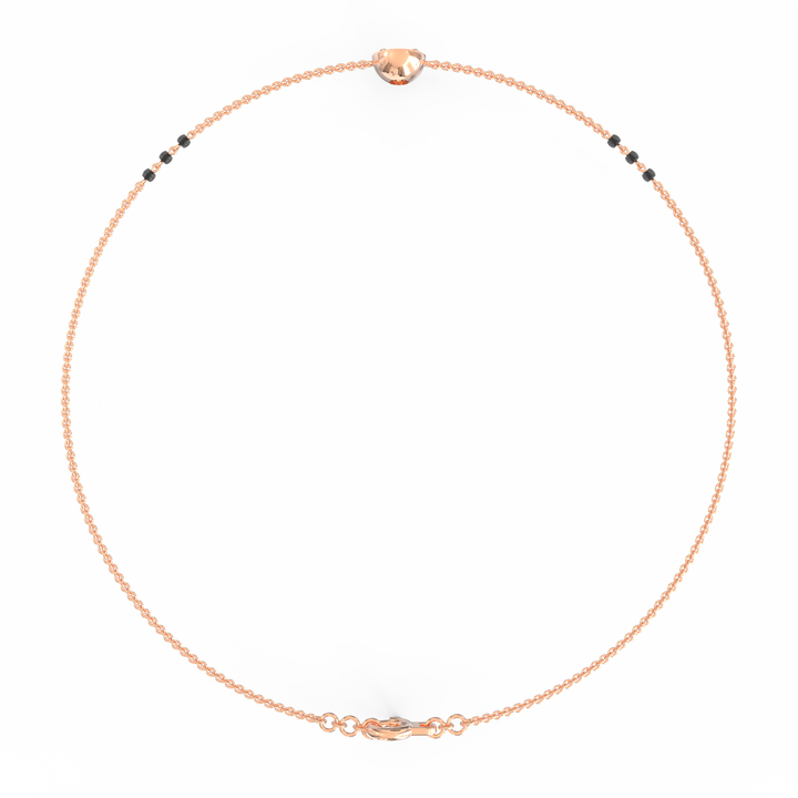 Solitaire Majesty Mangalsutra Charm Bracelet