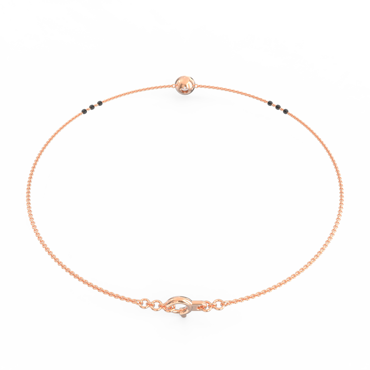 Solitaire Majesty Mangalsutra Charm Bracelet