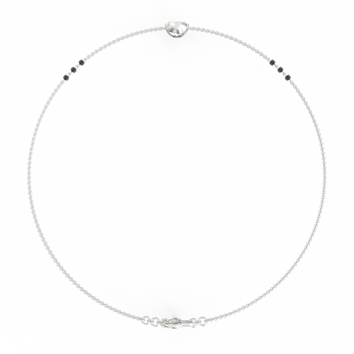 Solitaire Majesty Mangalsutra Charm Bracelet
