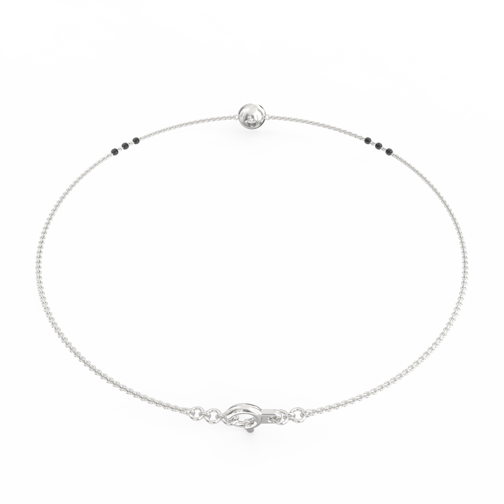 Solitaire Majesty Mangalsutra Charm Bracelet