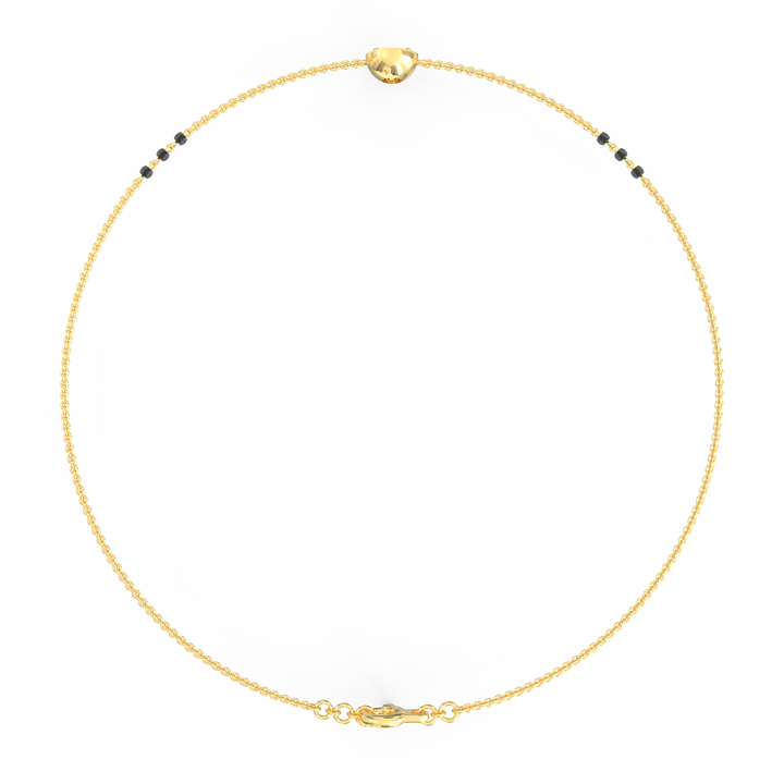 Solitaire Majesty Mangalsutra Charm Bracelet