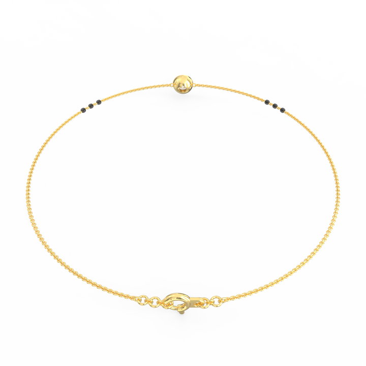Solitaire Majesty Mangalsutra Charm Bracelet