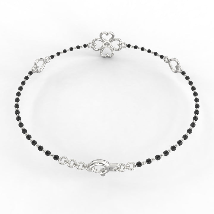 Blossom Brilliance Solitaire Circlet Mangalsutra Bracelet