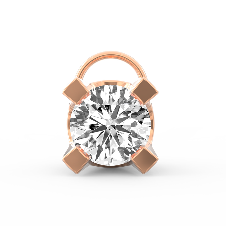 Eternal Spark Solitaire Nose Stud
