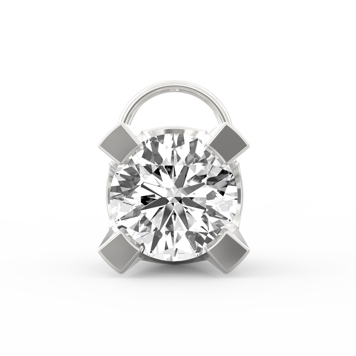 Eternal Spark Solitaire Nose Stud