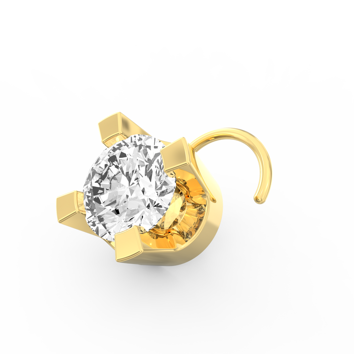 Eternal Spark Solitaire Nose Stud