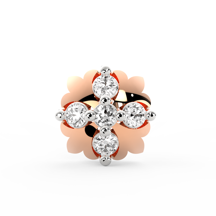 Graceful Gleam Diamond Nose Stud
