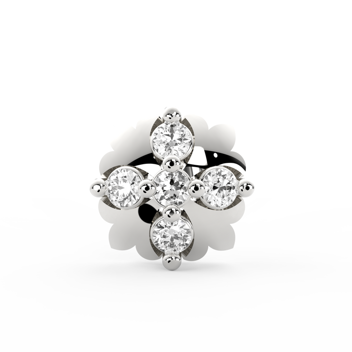 Graceful Gleam Diamond Nose Stud