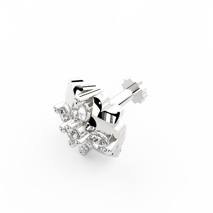 Graceful Gleam Diamond Nose Stud