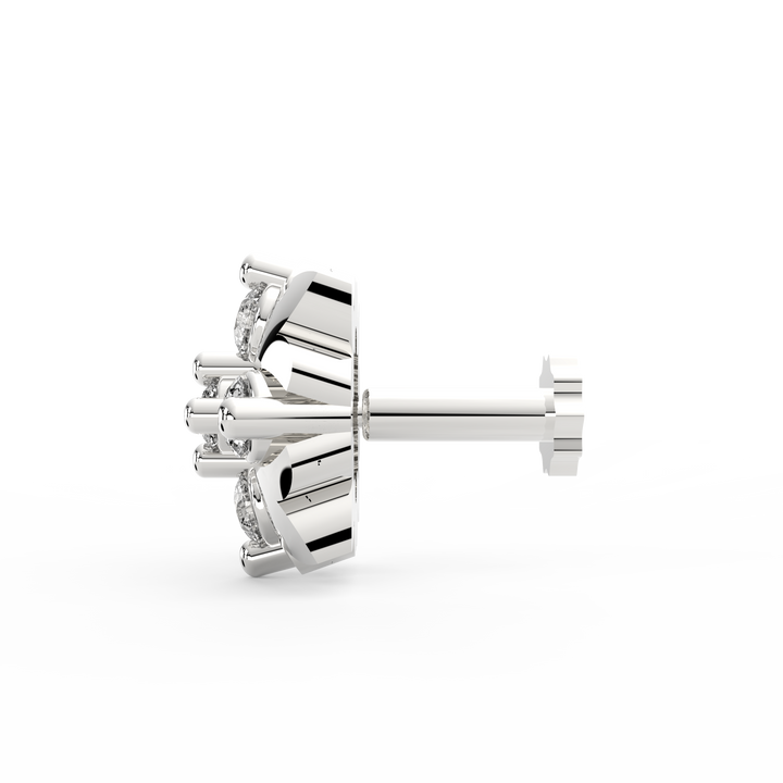 Graceful Gleam Diamond Nose Stud