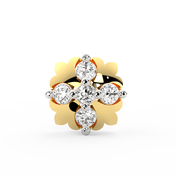 Graceful Gleam Diamond Nose Stud