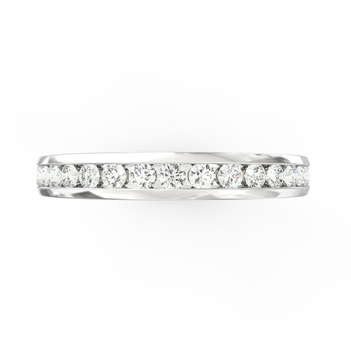 Shamphoré Elegance Diamond Channel Set Wedding Band