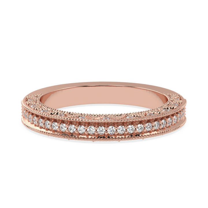 Elegance Revisited - Vintage-Style Diamond Band Ring