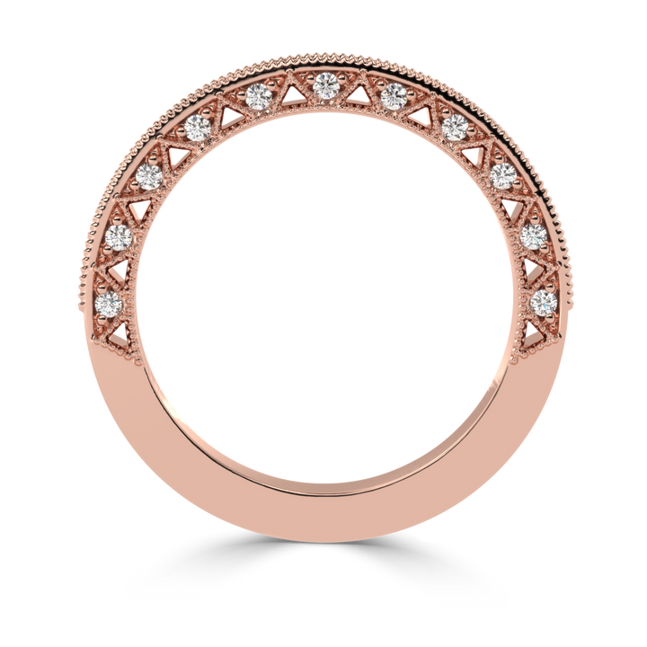 Elegance Revisited - Vintage-Style Diamond Band Ring