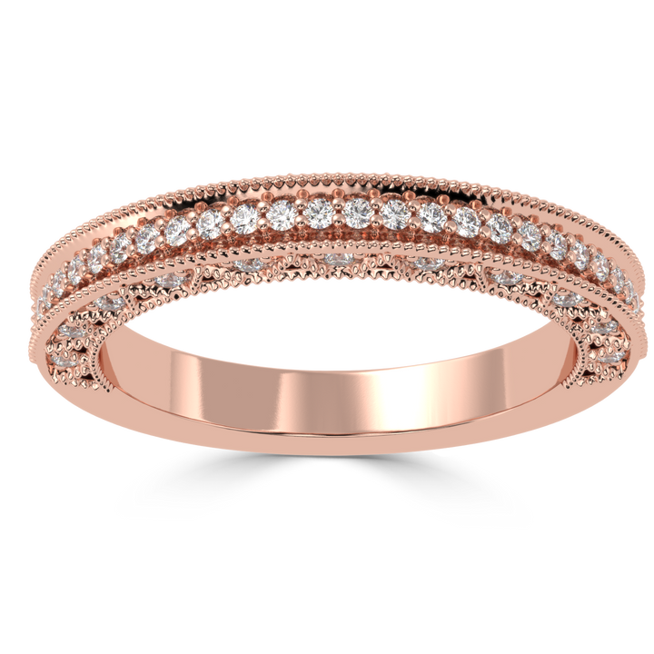Elegance Revisited - Vintage-Style Diamond Band Ring