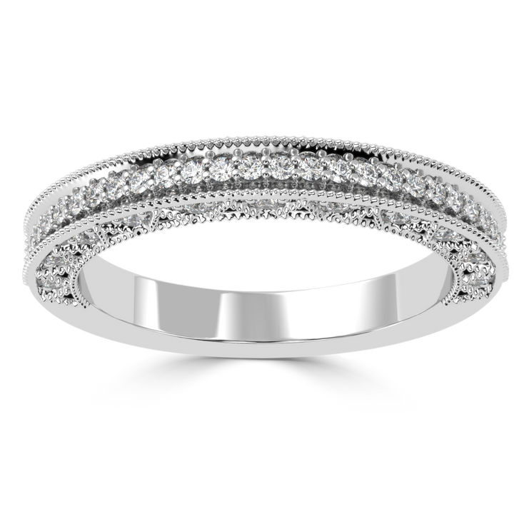 Elegance Revisited - Vintage-Style Diamond Band Ring