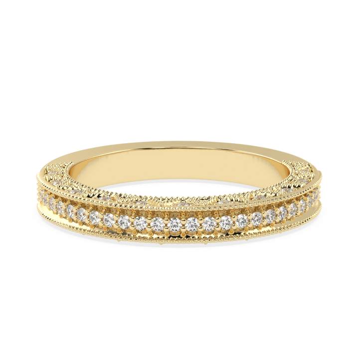 Elegance Revisited - Vintage-Style Diamond Band Ring