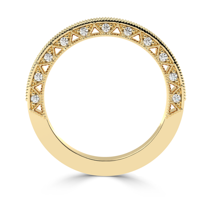 Elegance Revisited - Vintage-Style Diamond Band Ring