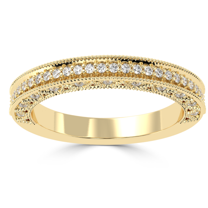 Elegance Revisited - Vintage-Style Diamond Band Ring