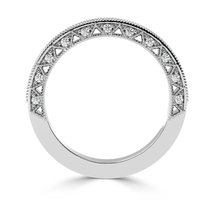 Elegance Revisited - Vintage-Style Diamond Band Ring