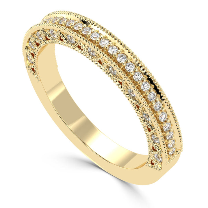 Elegance Revisited - Vintage-Style Diamond Band Ring