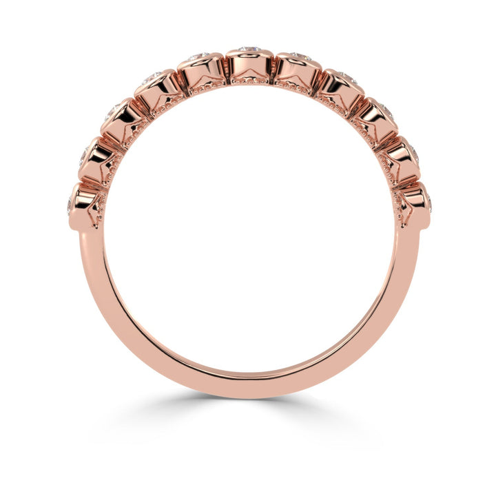 Understated Elegance - Bezel Set Diamond Band