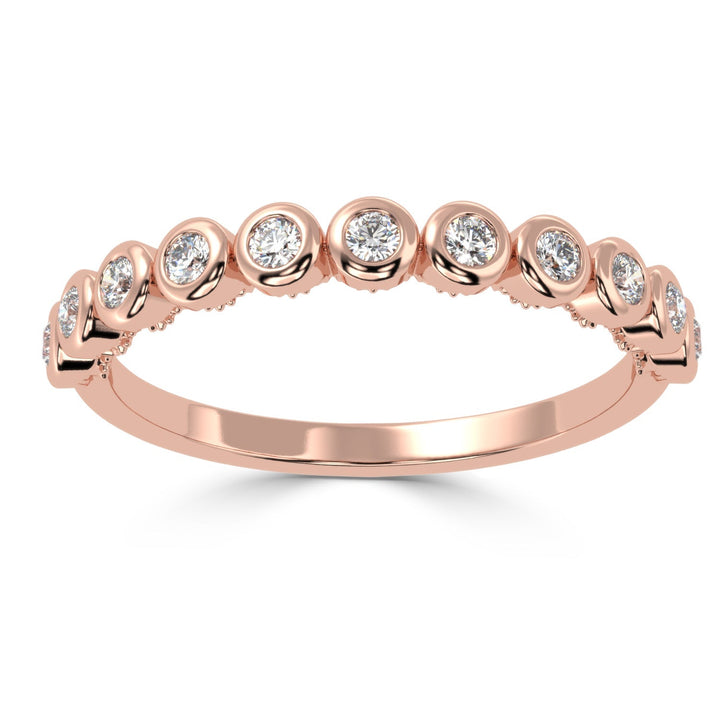 Understated Elegance - Bezel Set Diamond Band
