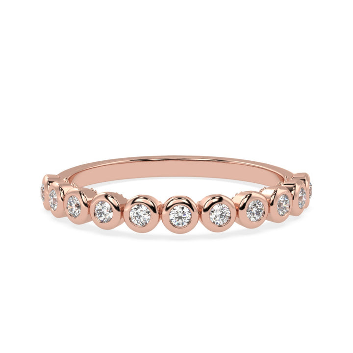 Understated Elegance - Bezel Set Diamond Band