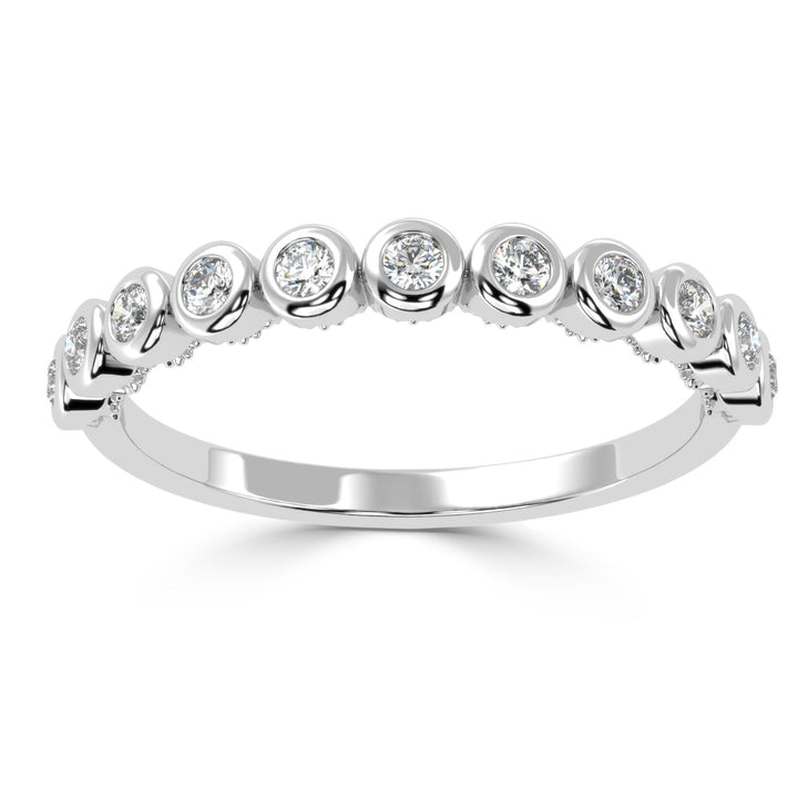 Understated Elegance - Bezel Set Diamond Band
