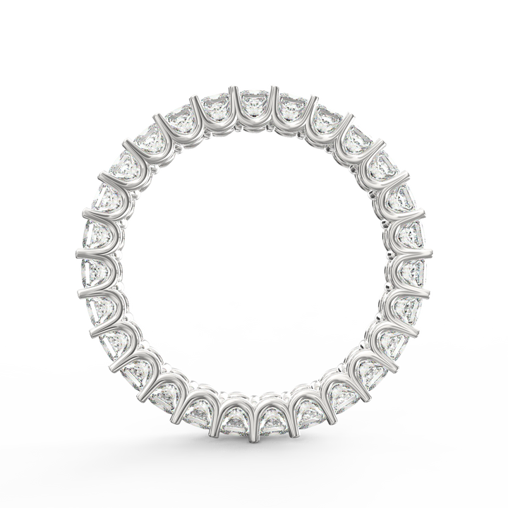 Endless Brilliance - Princess Cut Diamond Eternity Band Ring