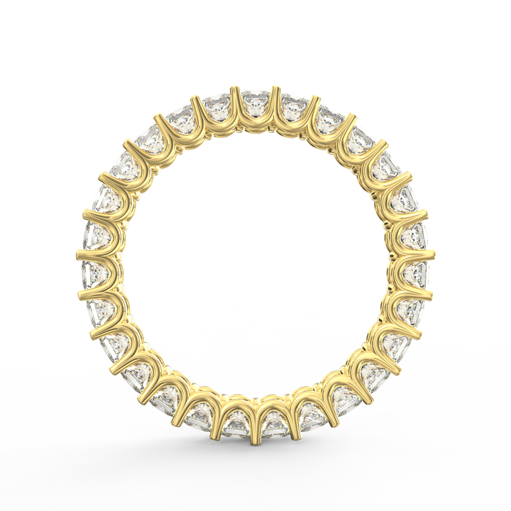 Endless Brilliance - Princess Cut Diamond Eternity Band Ring