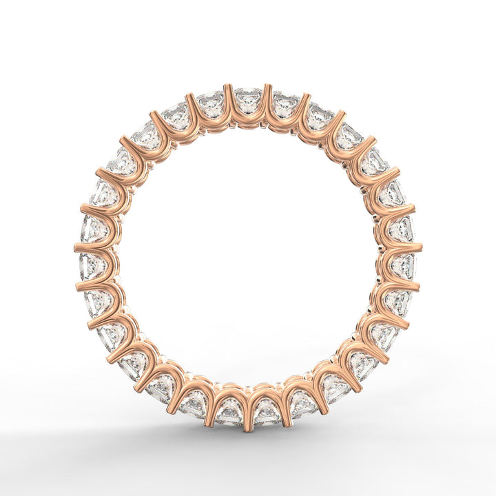 Endless Brilliance - Princess Cut Diamond Eternity Band Ring