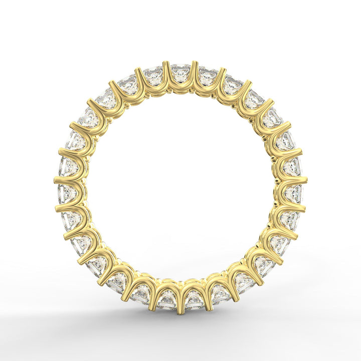 Endless Brilliance - Princess Cut Diamond Eternity Band Ring