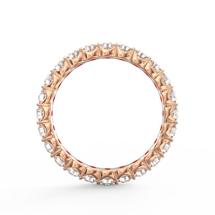 Endless Radiance - Eternity Diamond Band in Open U-Shaped Setting