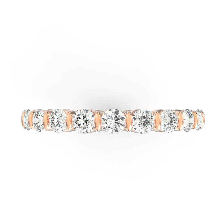 Endless Radiance - Eternity Diamond Band in Open U-Shaped Setting