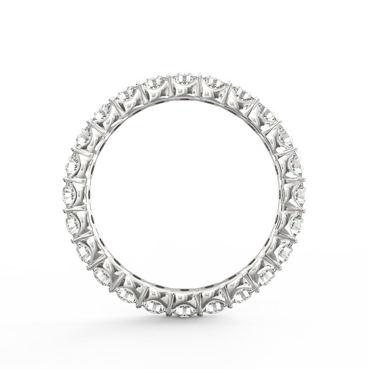 Endless Radiance - Eternity Diamond Band in Open U-Shaped Setting