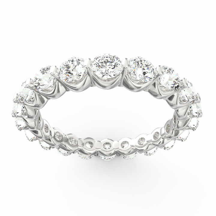 Radiant Horizon Round cut Diamond Eternity Band