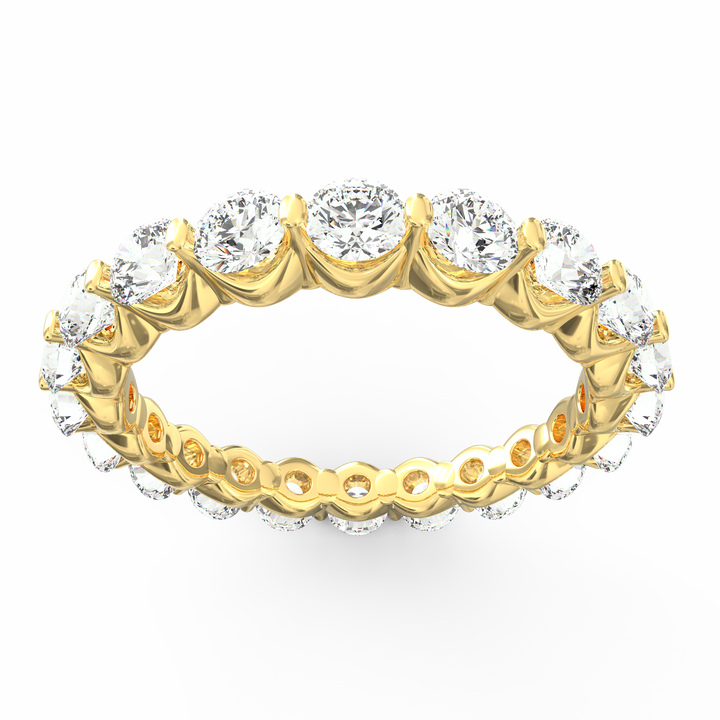 Radiant Horizon Round cut Diamond Eternity Band