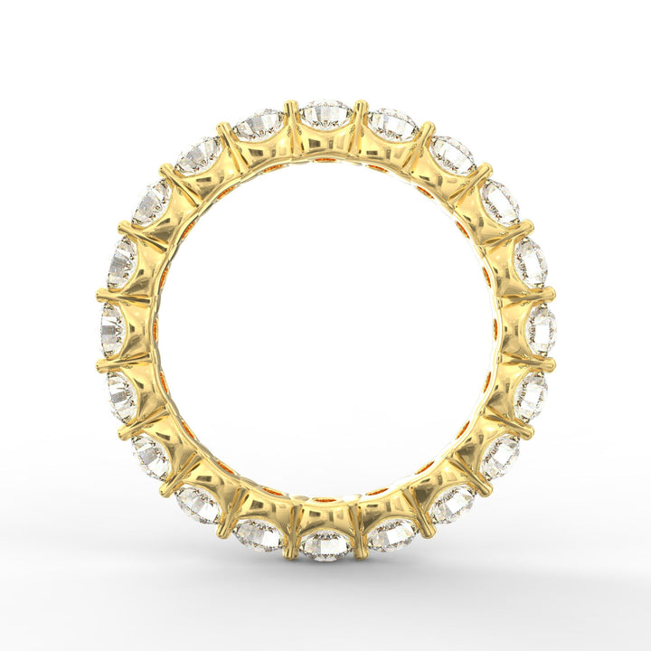 Radiant Horizon Round cut Diamond Eternity Band