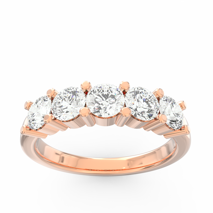 Whispering Radiance Diamond Wedding Band