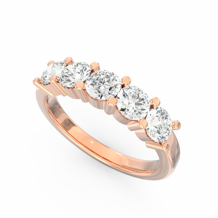 Whispering Radiance Diamond Wedding Band