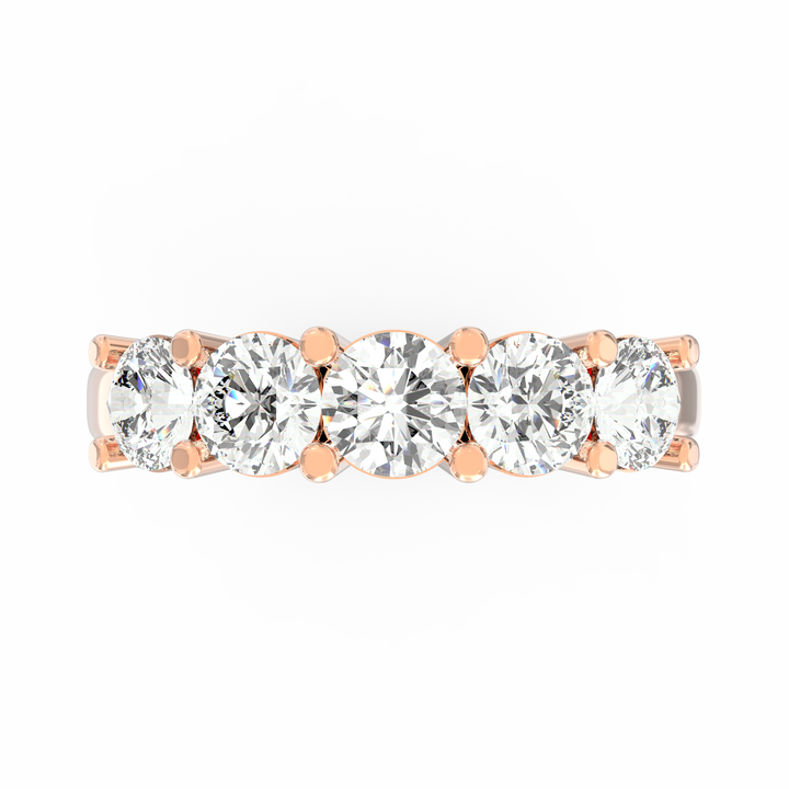 Whispering Radiance Diamond Wedding Band