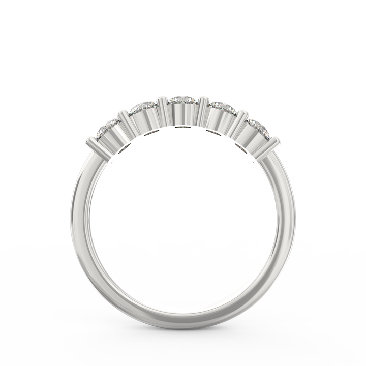 Whispering Radiance Diamond Wedding Band