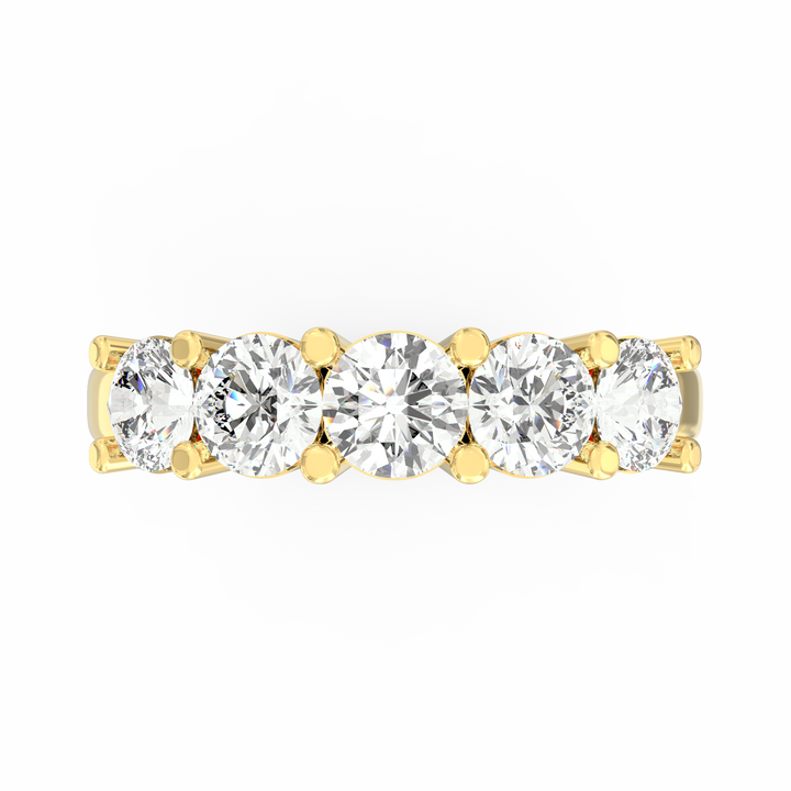 Whispering Radiance Diamond Wedding Band
