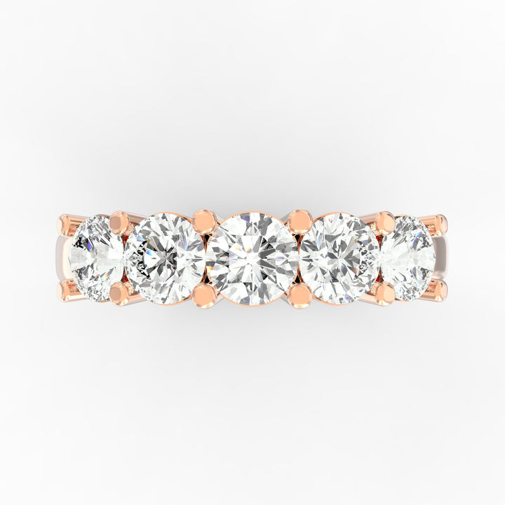 Whispering Radiance Diamond Wedding Band