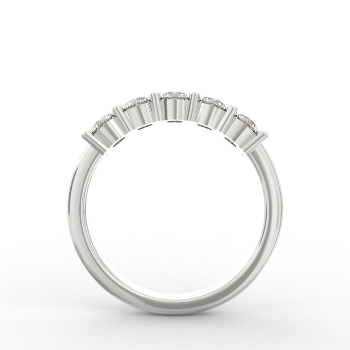 Whispering Radiance Diamond Wedding Band