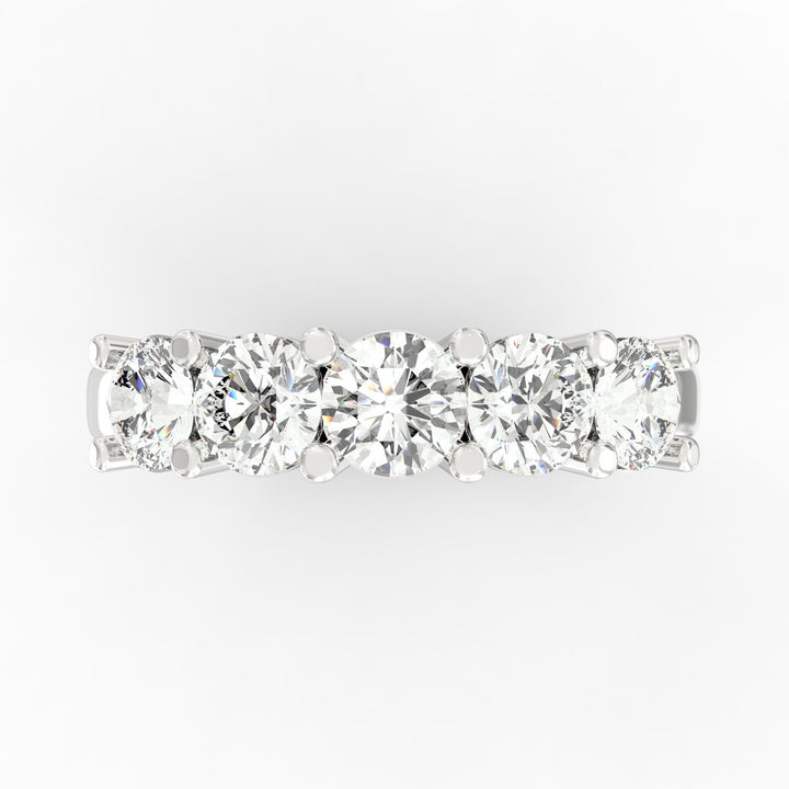 Whispering Radiance Diamond Wedding Band