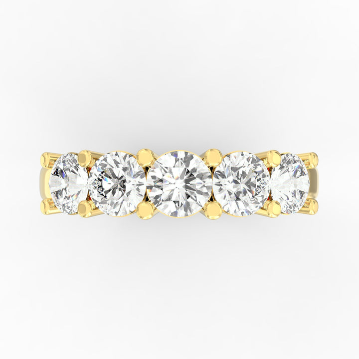 Whispering Radiance Diamond Wedding Band