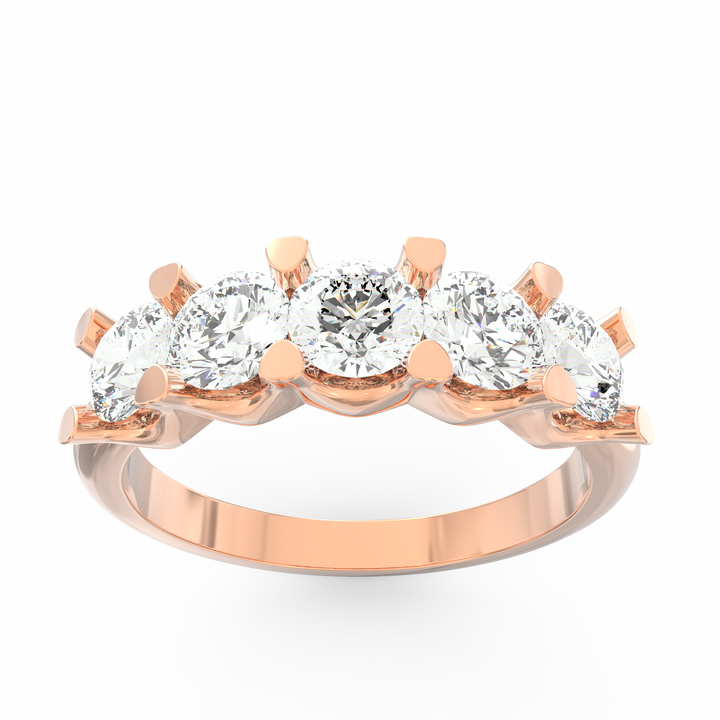 Diamond Cascade Diamond Wedding Band