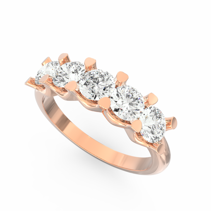 Diamond Cascade Diamond Wedding Band